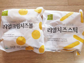 가치식탁 리얼치즈스틱, 리얼크림치즈볼 — 5점을 준 리뷰어가 2020년 6월 올린 사용 사진