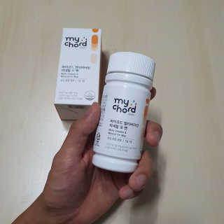 JW중외제약 마이코드 멀티비타민미네랄 포 맨 — 5점을 준 리뷰어가 2020년 9월 올린 사용 사진