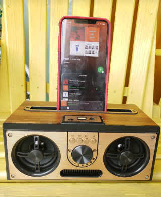 SEVIZ RETRO20W 레트로 블루투스 스피커 — 5점을 준 리뷰어가 2020년 6월 올린 사용 사진