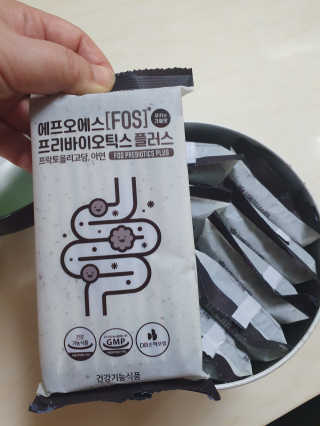 서울약사신협_FOS프리바이오틱스플러스쿠앤크_5gX100포 — 5점을 준 리뷰어가 2020년 5월 올린 사용 사진