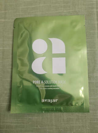 Avajar A-Solution 마스크 — 5점을 준 리뷰어가 2020년 10월 올린 사용 사진