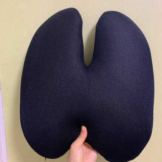 바네스데코 메모리폼 라텍스 등받이 날개쿠션 — 5점을 준 리뷰어가 2020년 4월 올린 사용 사진