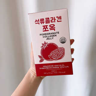 조은약초 석류콜라겐 석류즙 석류쪼옥 젤리 스틱 15포 x 20g — 5점을 준 리뷰어가 2020년 8월 올린 사용 사진