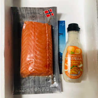 동원산업 항공직송 동원생연어_400g — 5점을 준 리뷰어가 2020년 5월 올린 사용 사진