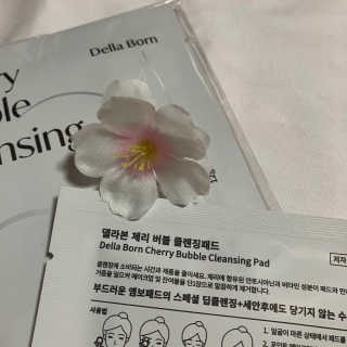 델라본 체리 버블 클렌징 패드 10ea — 5점을 준 리뷰어가 2020년 8월 올린 사용 사진
