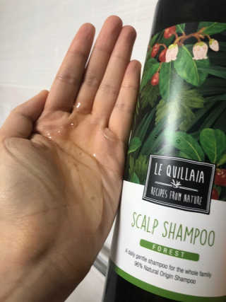 르퀼라야 스칼프 샴푸 810ml [가드니아/포레스트] — 5점을 준 리뷰어가 2020년 7월 올린 사용 사진