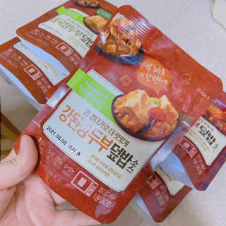 [풀무원] 큰건더기로 더 맛있게, 두부덮밥소스 3종 — 4.5점을 준 리뷰어가 2020년 12월 올린 사용 사진