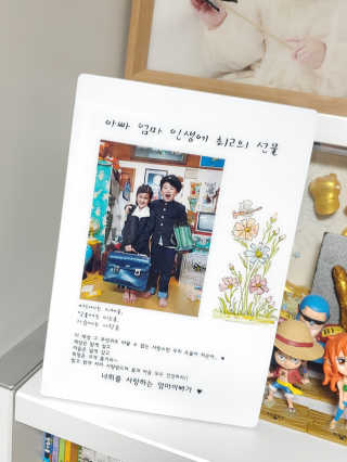 100가지 기념액자 — 1점을 준 리뷰어가 2020년 11월 올린 사용 사진