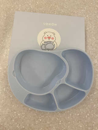 유비맘 캐릭터 실리콘 흡착 식판_색상 랜덤발송 — 5점을 준 리뷰어가 2020년 12월 올린 사용 사진