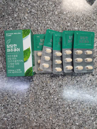 조은약초 국산 당당한 여주큐어 550mg x 30정 x 1박스 — 4점을 준 리뷰어가 2020년 7월 올린 사용 사진