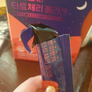 서울약사신협_쁘띠쁘띠타트체리콜라겐_20g x 14포 — 4점을 준 리뷰어가 2020년 12월 올린 사용 사진