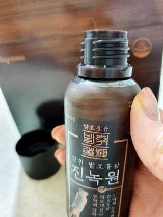 한국야쿠르트 발휘 발효홍삼 진녹綠원 — 4.5점을 준 리뷰어가 2020년 10월 올린 사용 사진