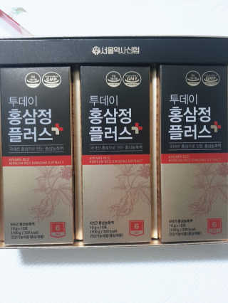 서울약사신협_투데이홍삼정플러스스틱_10g x 30포 — 5점을 준 리뷰어가 2020년 11월 올린 사용 사진
