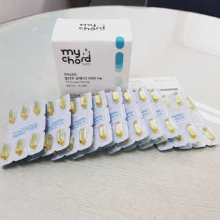 JW중외제약 마이코드 알티지 오메가3 1000 mg — 5점을 준 리뷰어가 2020년 9월 올린 사용 사진