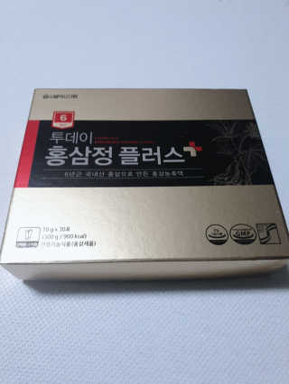 서울약사신협_투데이홍삼정플러스스틱_10g x 30포 — 5점을 준 리뷰어가 2020년 11월 올린 사용 사진