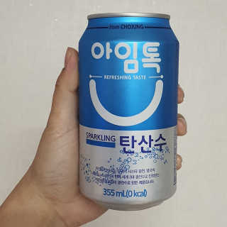 일화 아임톡 탄산수 355mlX24캔 + 보냉팩 증정이벤트 — 5점을 준 리뷰어가 2020년 5월 올린 사용 사진