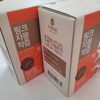 자연에온 핑크 자몽 착즙 100mL 10개입 2BOX — 4점을 준 리뷰어가 2020년 11월 올린 사용 사진