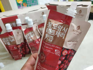 자연에온 몽모랑시 타트체리 착즙 100mL 10개입 2BOX — 5점을 준 리뷰어가 2020년 9월 올린 사용 사진