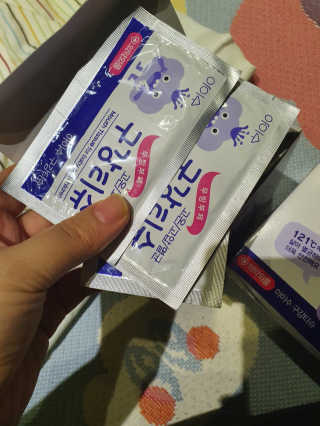 100도 이상에서 삶아 멸균 안심 아이수 구강 티슈 — 5점을 준 리뷰어가 2020년 10월 올린 사용 사진