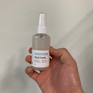 순수연구소 메디프레쉬80ml 천연 향균 섬유 탈취제 — 5점을 준 리뷰어가 2020년 5월 올린 사용 사진