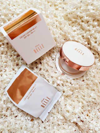디어벨르 크림쿠션 DEAR BELLE CREAM COUSION — 5점을 준 리뷰어가 2020년 8월 올린 사용 사진