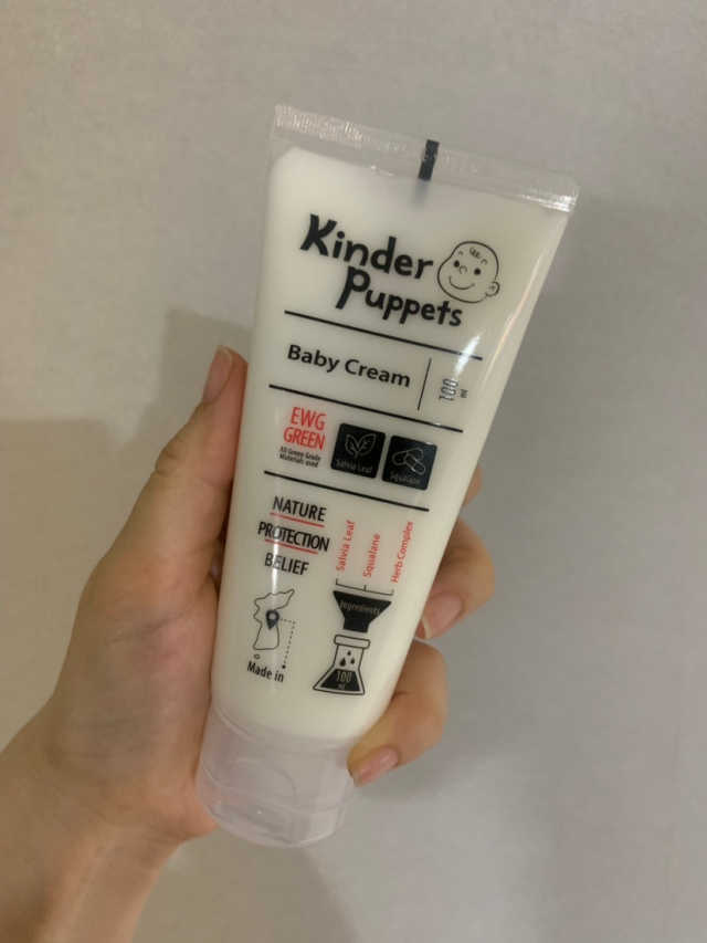 킨더퍼페츠 베이비크림 100ml 리뷰 사진