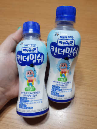 남양유업 [ 아인슈타인 ] 머리가 마시는 아인슈타인 킨더밀쉬 — 5점을 준 리뷰어가 2020년 5월 올린 사용 사진