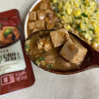 [풀무원] 큰건더기로 더 맛있게, 두부덮밥소스 3종 — 5점을 준 리뷰어가 2020년 12월 올린 사용 사진