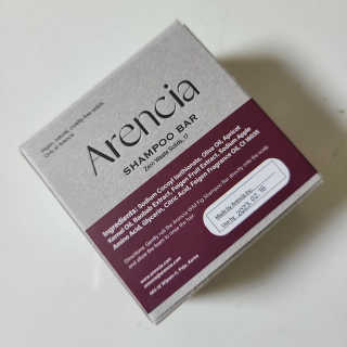Arencia 아렌시아 와일드피그 샴푸바 — 4점을 준 리뷰어가 2020년 12월 올린 사용 사진