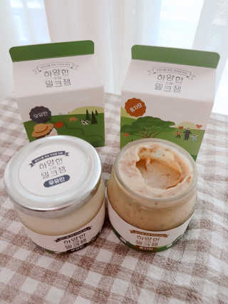 제주 성이시돌목장 하양한 수제밀크잼 베스트 2종 — 3점을 준 리뷰어가 2020년 8월 올린 사용 사진