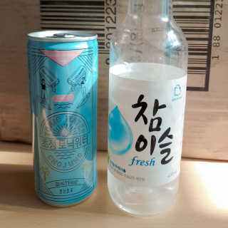 일화 소주와환상궁합 세계 3대 광천수로만든 초정토닉워터 — 5점을 준 리뷰어가 2020년 5월 올린 사용 사진