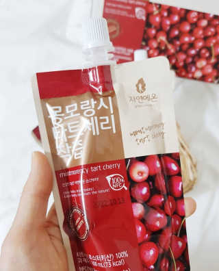 자연에온 몽모랑시 타트체리 착즙 100mL 10개입 2BOX — 4점을 준 리뷰어가 2020년 12월 올린 사용 사진