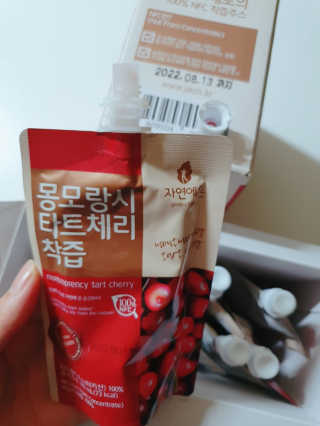 자연에온 몽모랑시 타트체리 착즙 100mL 10개입 2BOX — 5점을 준 리뷰어가 2020년 10월 올린 사용 사진