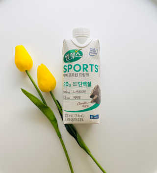 셀렉스스포츠 셀렉스 스포츠 드링크 초콜릿 _ 330ml x 12팩 — 5점을 준 리뷰어가 2020년 11월 올린 사용 사진
