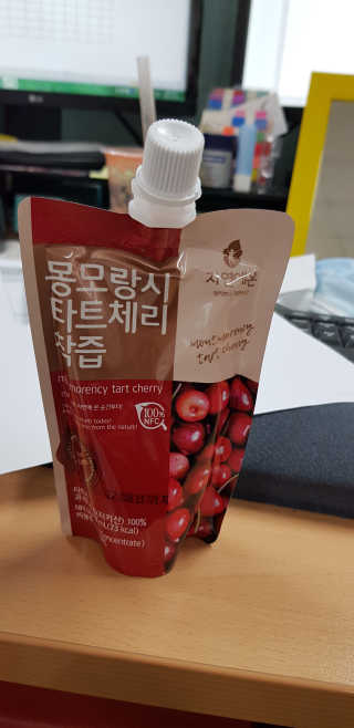 자연에온 몽모랑시 타트체리 착즙 100mL 10개입 2BOX — 5점을 준 리뷰어가 2020년 11월 올린 사용 사진