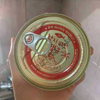 동원참치 펭수참치 — 5점을 준 리뷰어가 2020년 6월 올린 사용 사진