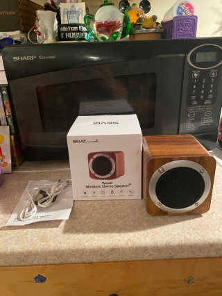 SEVIZ MINI10W 레트로 블루투스 스피커 — 5점을 준 리뷰어가 2020년 9월 올린 사용 사진