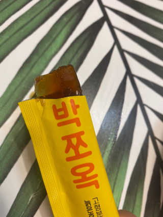 조은약초 국산 늙은 호박즙 호박쪼옥 젤리 20g x 15포 — 4점을 준 리뷰어가 2020년 9월 올린 사용 사진