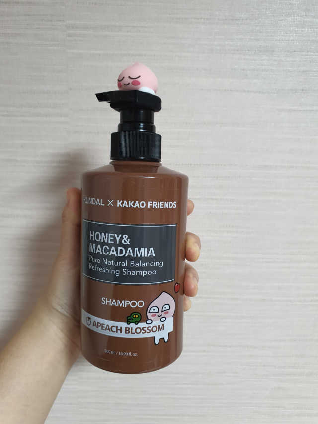 [쿤달 X 카카오프렌즈] 샴푸/트리트먼트 500ml 2구 세트 리뷰 사진