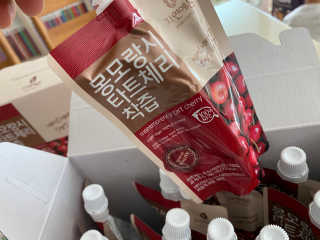자연에온 몽모랑시 타트체리 착즙 100mL 10개입 2BOX — 5점을 준 리뷰어가 2020년 11월 올린 사용 사진