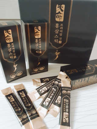 헬스업_천명진프리미엄홍삼스틱_10ml x 30포 — 4.5점을 준 리뷰어가 2020년 9월 올린 사용 사진