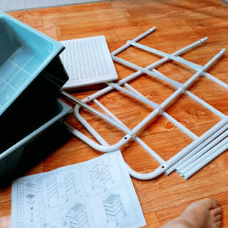바네스데코 DIY 다용도 이동식 4단 수납 트롤리 서랍장 — 5점을 준 리뷰어가 2020년 7월 올린 사용 사진