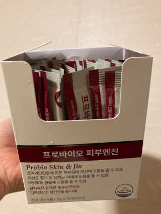 삼진제약 위시헬씨 [삼진제약] 위시헬씨 프로바이오 피부엔진 — 5점을 준 리뷰어가 2020년 12월 올린 사용 사진