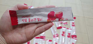 365더건강 에버뷰티 석류콜라겐 젤리 — 5점을 준 리뷰어가 2020년 7월 올린 사용 사진