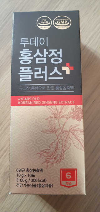 서울약사신협_투데이홍삼정플러스스틱_10g x 30포 — 5점을 준 리뷰어가 2020년 12월 올린 사용 사진