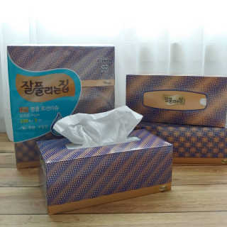 잘풀리는집 부드러운 모이스처 보습 미용 티슈 230매 — 5점을 준 리뷰어가 2020년 9월 올린 사용 사진