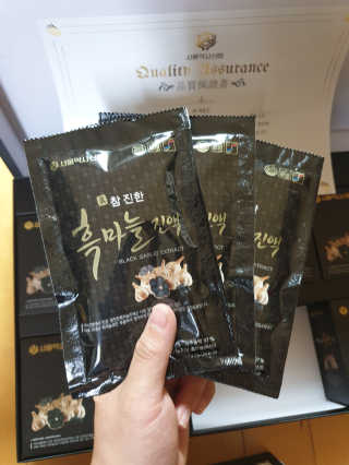 서울약사신협 약사신협_흑마늘진액_70mlx30포 — 5점을 준 리뷰어가 2020년 9월 올린 사용 사진