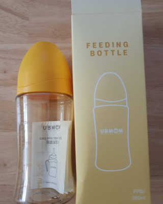 유비맘 PPSU 젖병 노꼭지_200ml_컬러 랜덤 발송 — 5점을 준 리뷰어가 2020년 6월 올린 사용 사진