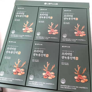 서울약사신협 약사신협_생녹용 진액_70ml x 30포 — 5점을 준 리뷰어가 2020년 9월 올린 사용 사진