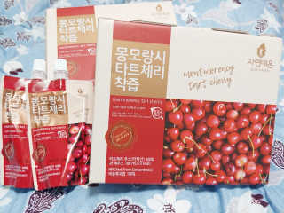 자연에온 몽모랑시 타트체리 착즙 100mL 10개입 2BOX — 5점을 준 리뷰어가 2020년 10월 올린 사용 사진